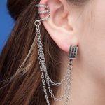 Doctor Who Tardis Earrings With Chains And Cuff