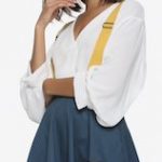 Doctor Who Brilliant Tardis Skirt With Yellow Suspenders