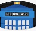 Doctor Who Top Of The Tardis Face Mask