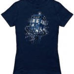 Doctor Who T-Shirt with The Tardis breaking time