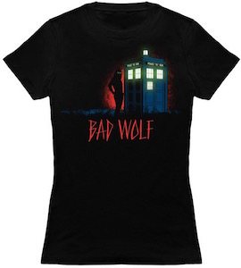 Bad Wolf And The Tardis T-Shirt
