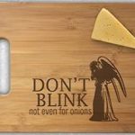 Doctor Who Weeping Angel Cutting Board