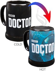Doctor Who Logo Heat changing Mug