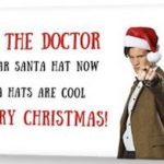 Doctor Who Santa Hats Are Cool Christmas Card