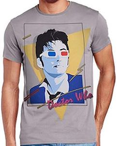 10th Doctor In 80s Style T-Shirt