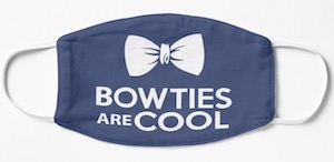 Doctor Who Bowties Are Cool Face Mask