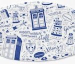 Everything Doctor Who Face Mask