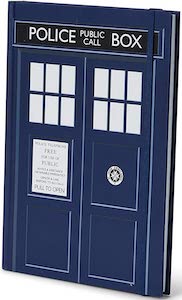 Doctor Who Tardis Door Notebook